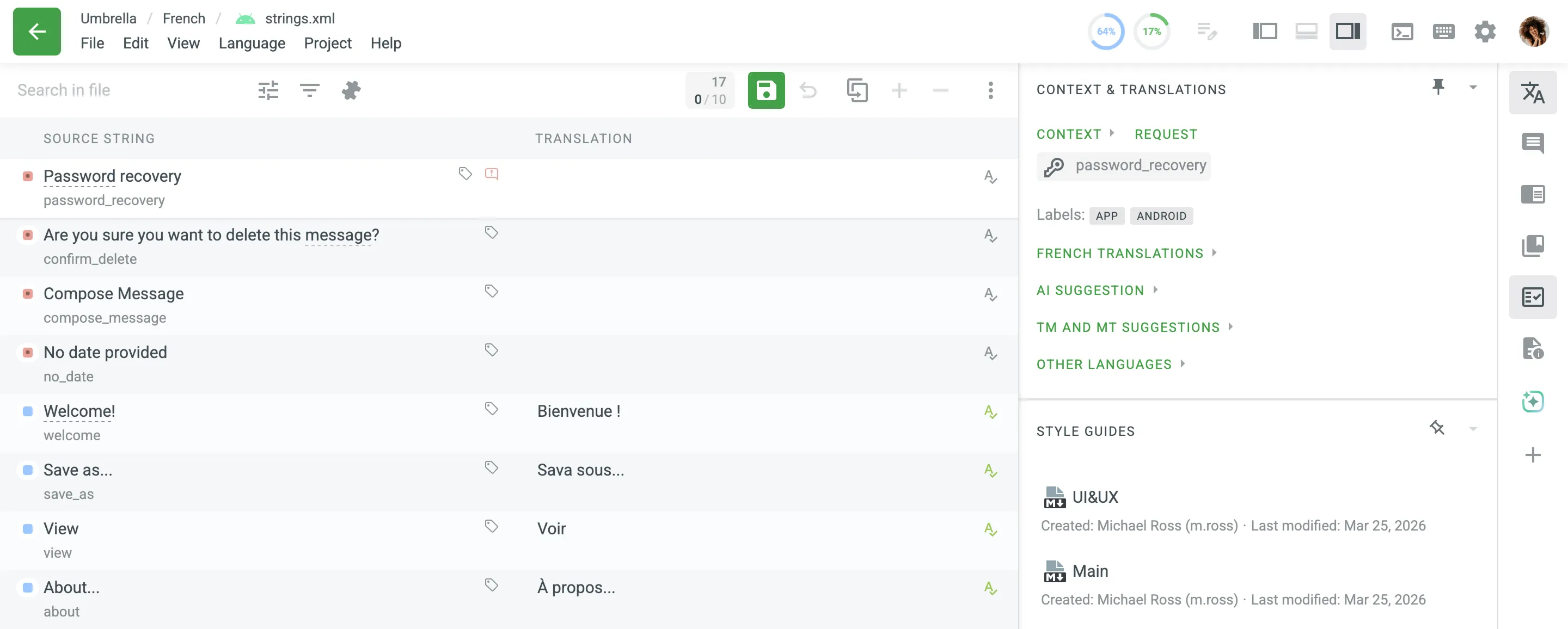 Style Guides in the Editor